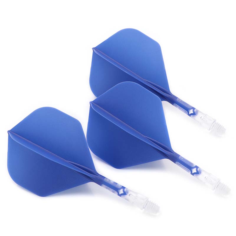 Cuesoul ROST T19 Big Standard Shape Blue Flight with Clear Shaft Size S