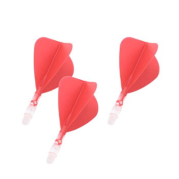 Cuesoul ROST T19 Kite Shape Red Flight with Clear Shaft Size S