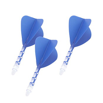 Cuesoul ROST T19 Kite Shape Blue Flight with Clear Shaft Size L
