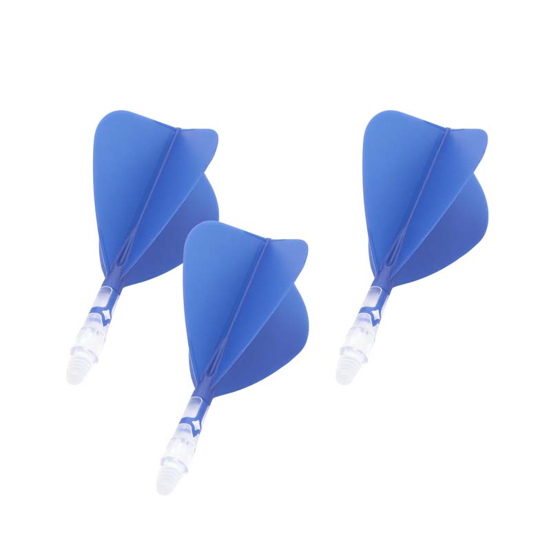 Cuesoul ROST T19 Kite Shape Blue Flight with Clear Shaft Size S