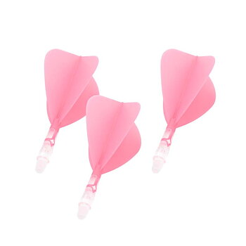 Cuesoul ROST T19 Kite Shape Pink Flight with Clear Shaft Size S