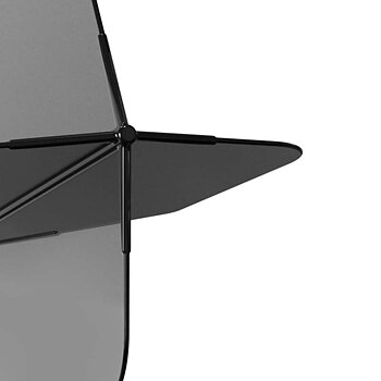 Cuesoul ROST 77 Big Wing Shape Transparent Black Size L