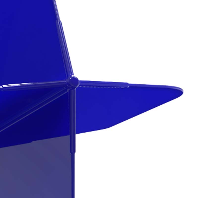 Cuesoul ROST 77 Big Wing Shape Solid Blue Size M - 4