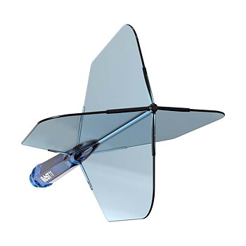 Cuesoul ROST 77 Big Wing Shape Transparent Blue Size L