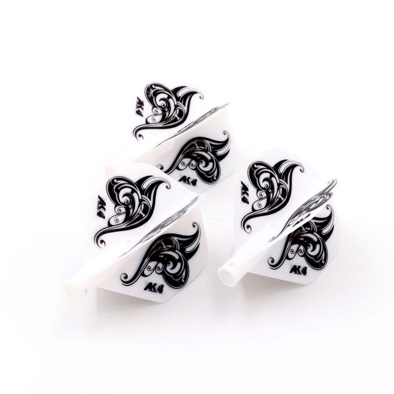 Cuesoul TERO AK4 Dart Flight Standard Shape flower White