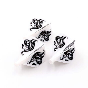 Cuesoul TERO AK4 Dart Flight Standard Shape flower White