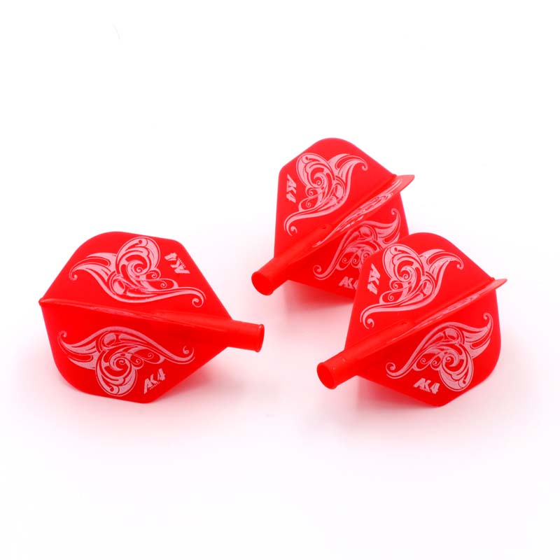 Cuesoul TERO AK4 Dart Flight Standard Shape flower Red