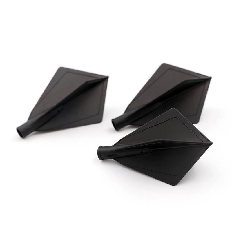 Cuesoul TERO AK4 Dart Flight Diamond Shape Solid Black