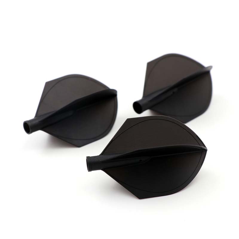 Cuesoul TERO AK4 Dart Flight Shield Shape Solid Black