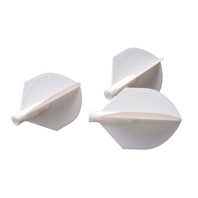 Cuesoul TERO AK4 Dart Flight Shield Shape Solid White