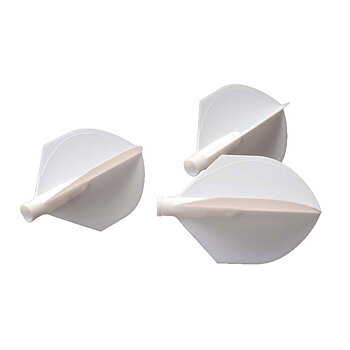 Cuesoul TERO AK4 Dart Flight Shield Shape Solid White