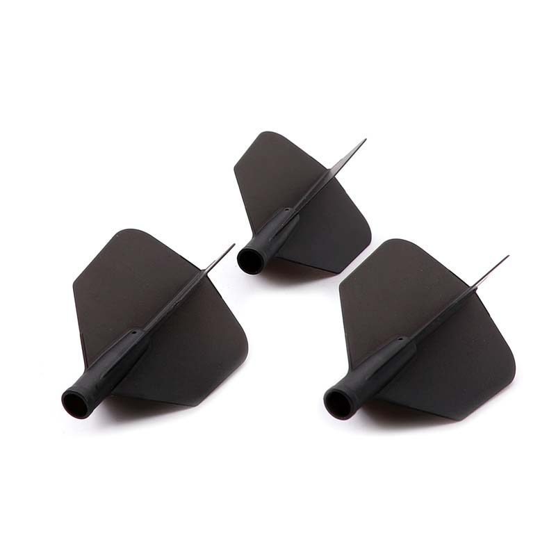 Cuesoul TERO AK4 Dart Flight Big Wing Shape Solid Black