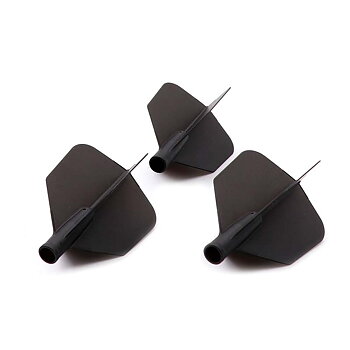 Cuesoul TERO AK4 Dart Flight Big Wing Shape Solid Black