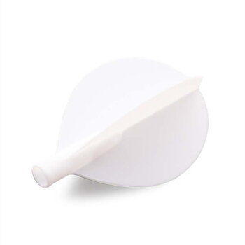 Cuesoul TERO AK4 Dart Flight Teardrop Shape Solid White