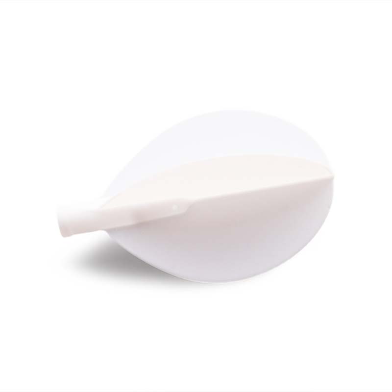 Cuesoul TERO AK4 Dart Flight Teardrop Shape Solid White - 3