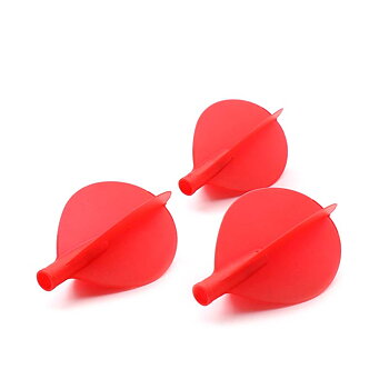 Cuesoul TERO AK4 Dart Flight Teardrop Shape Solid Red