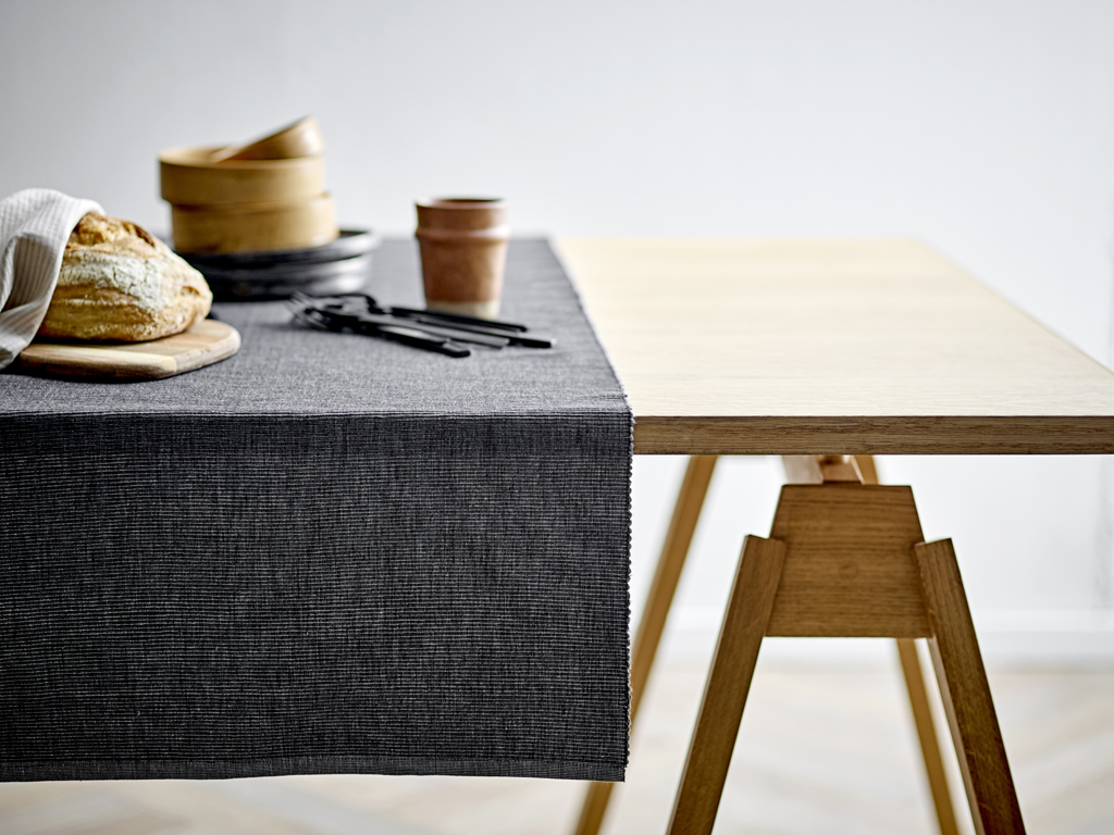 Södahl Melange Bordslöpare 48 x 150 cm Ash/grå - 2