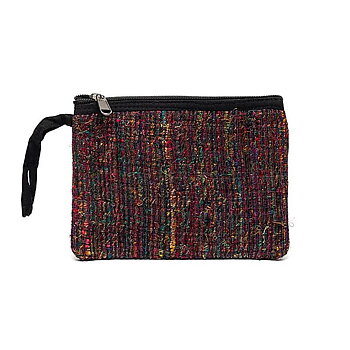 Pouch återvunnet silk -- 20X15 Cm