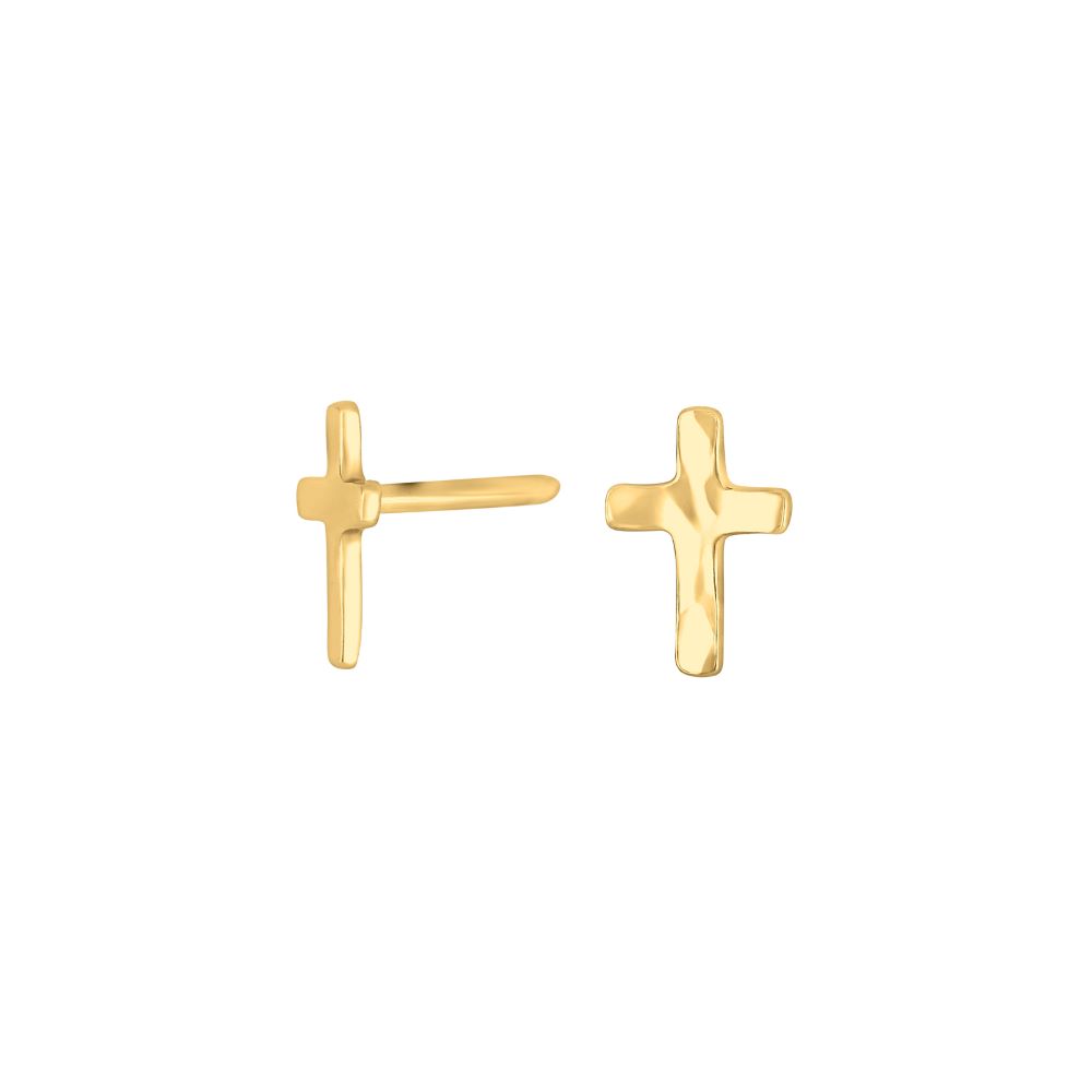 Nordahl Charm kors örstickare guld - 2