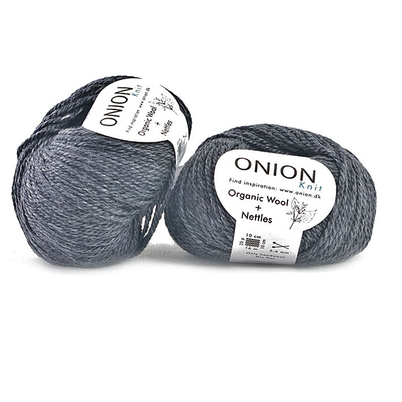 Koksgrå No. 6 Organic Wool + Nettles från Onion 601