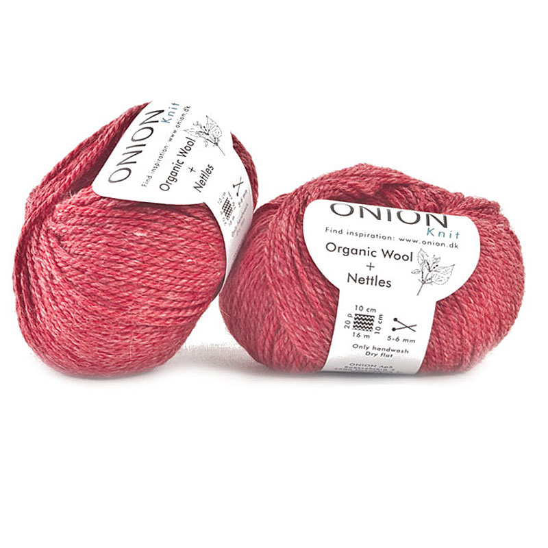 Röd No. 6 Organic Wool + Nettles från Onion 613