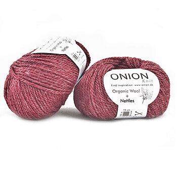 Mörkröd No. 6 Organic Wool + Nettles från Onion 618