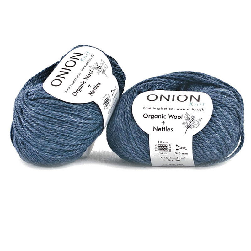 Mörkblå No. 6 Organic Wool + Nettles från Onion 619