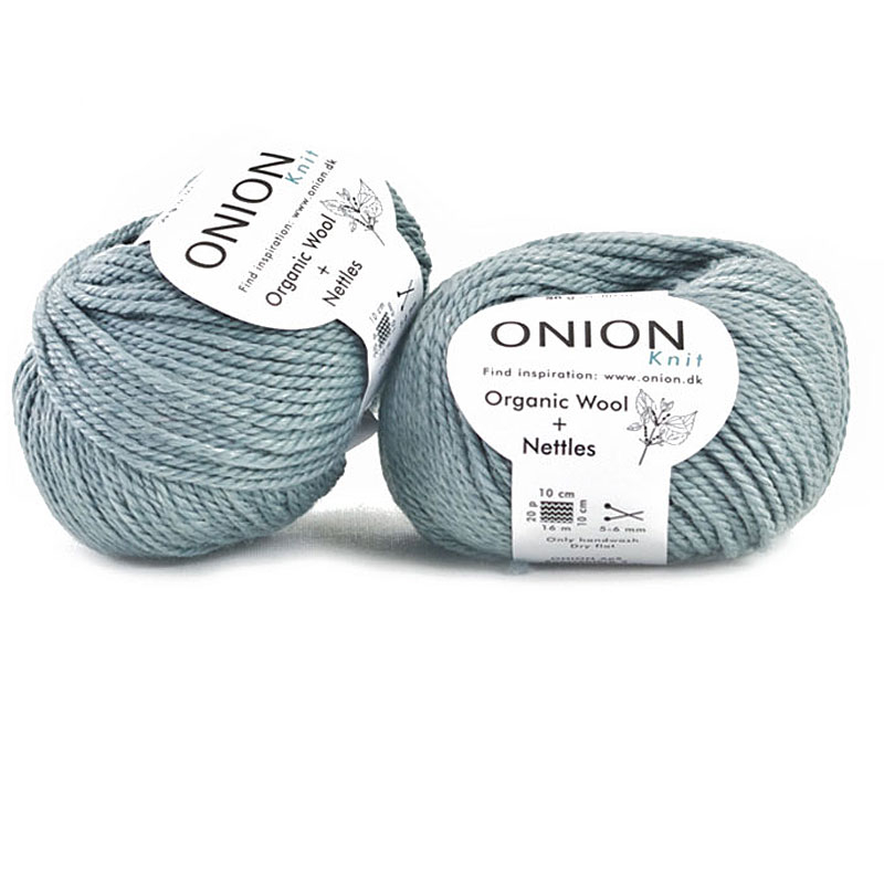 Ljus Grönblå No. 6 Organic Wool + Nettles från Onion 620