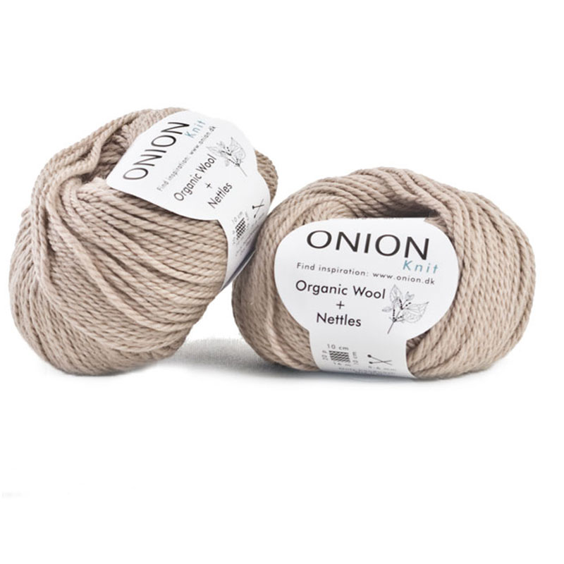 Sand (beige) No. 6 Organic Wool + Nettles från Onion 625
