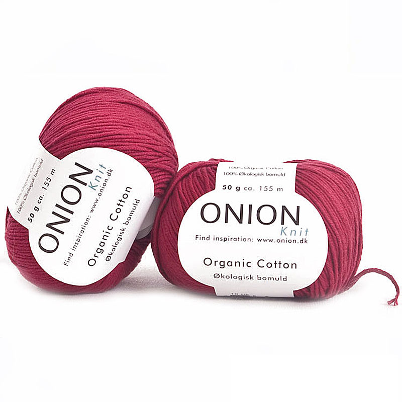 Vinröd Organic Cotton - Onion 109