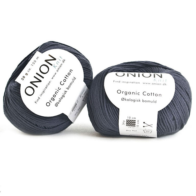 Mörkgrå Organic Cotton - Onion 122