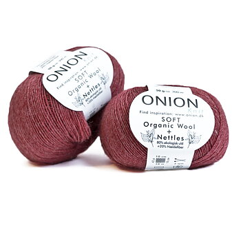 Röd SOFT Organic Wool + Nettles Onion 1508