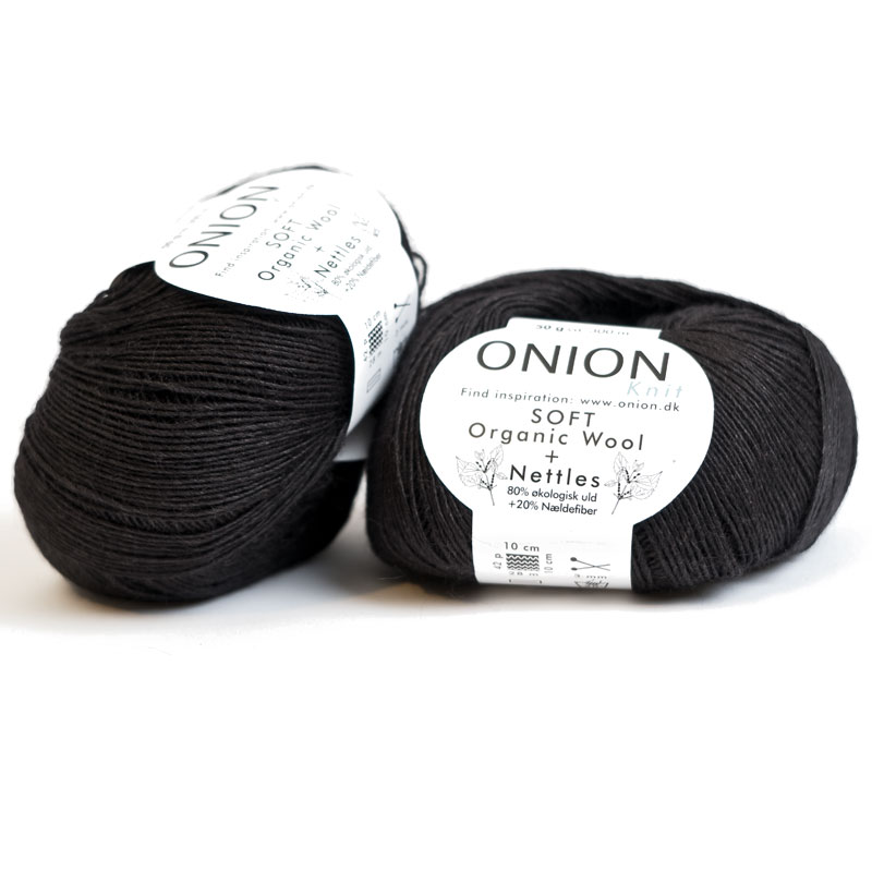 Svart SOFT Organic Wool + Nettles Onion 1526