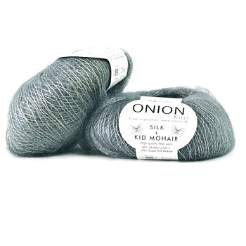 Ljusgrå Silk + Kid Mohair 3002 – mohairgarn med silke