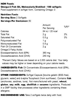 Omega-3 Molecularly Distilled info