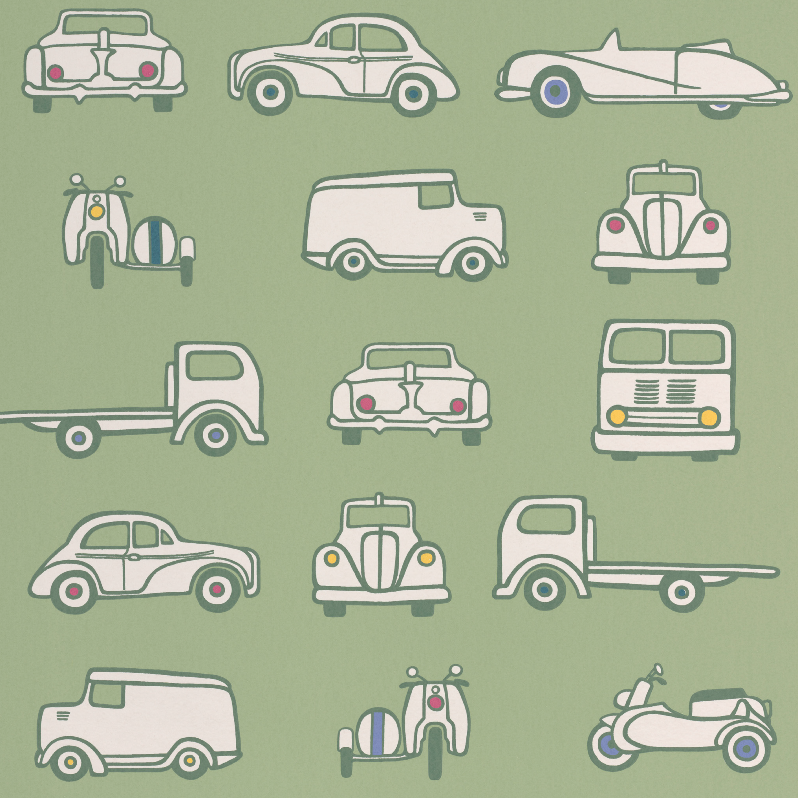 TAPET ROAD TRIP, Pea Green