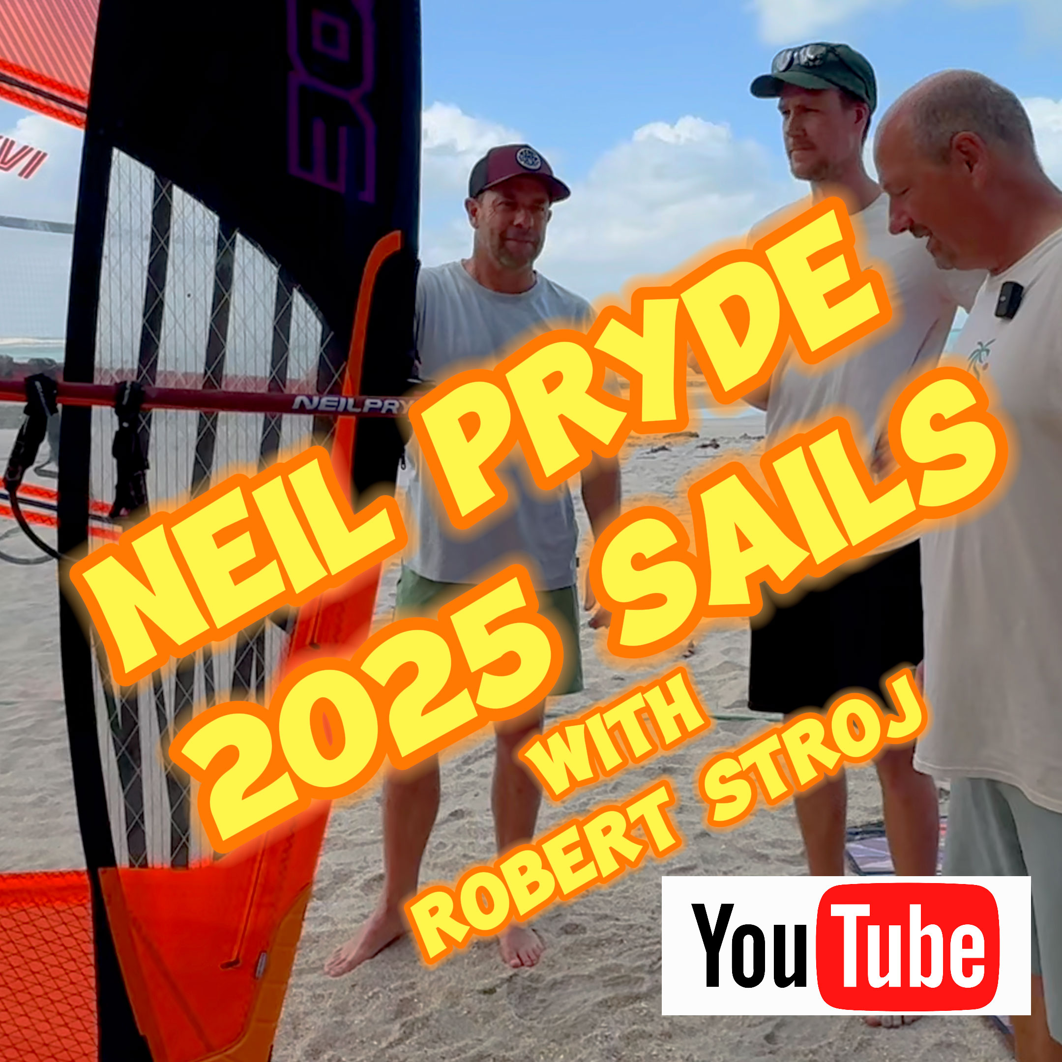 Neil Pryde 2025 vindsurfingsegel med Robert Stroj
