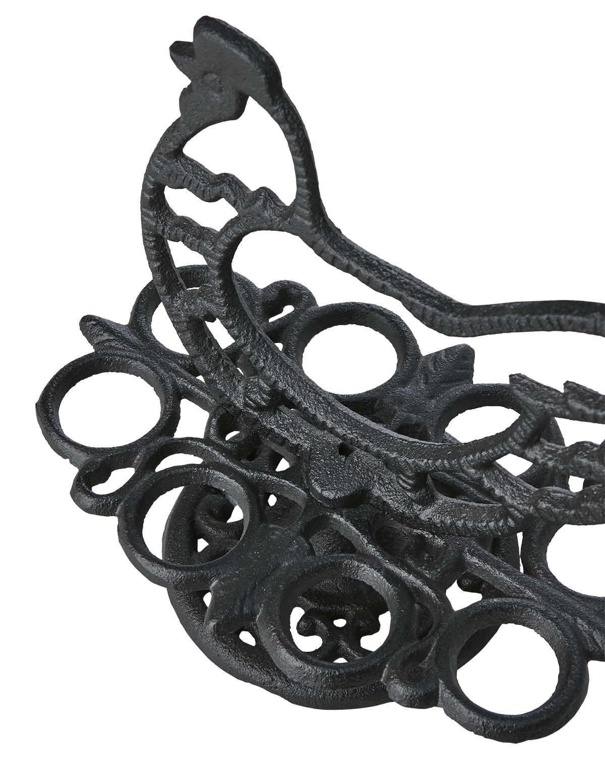 Egg holder - Egg cup - Cast iron - Black - 19x17x12 cm - 4
