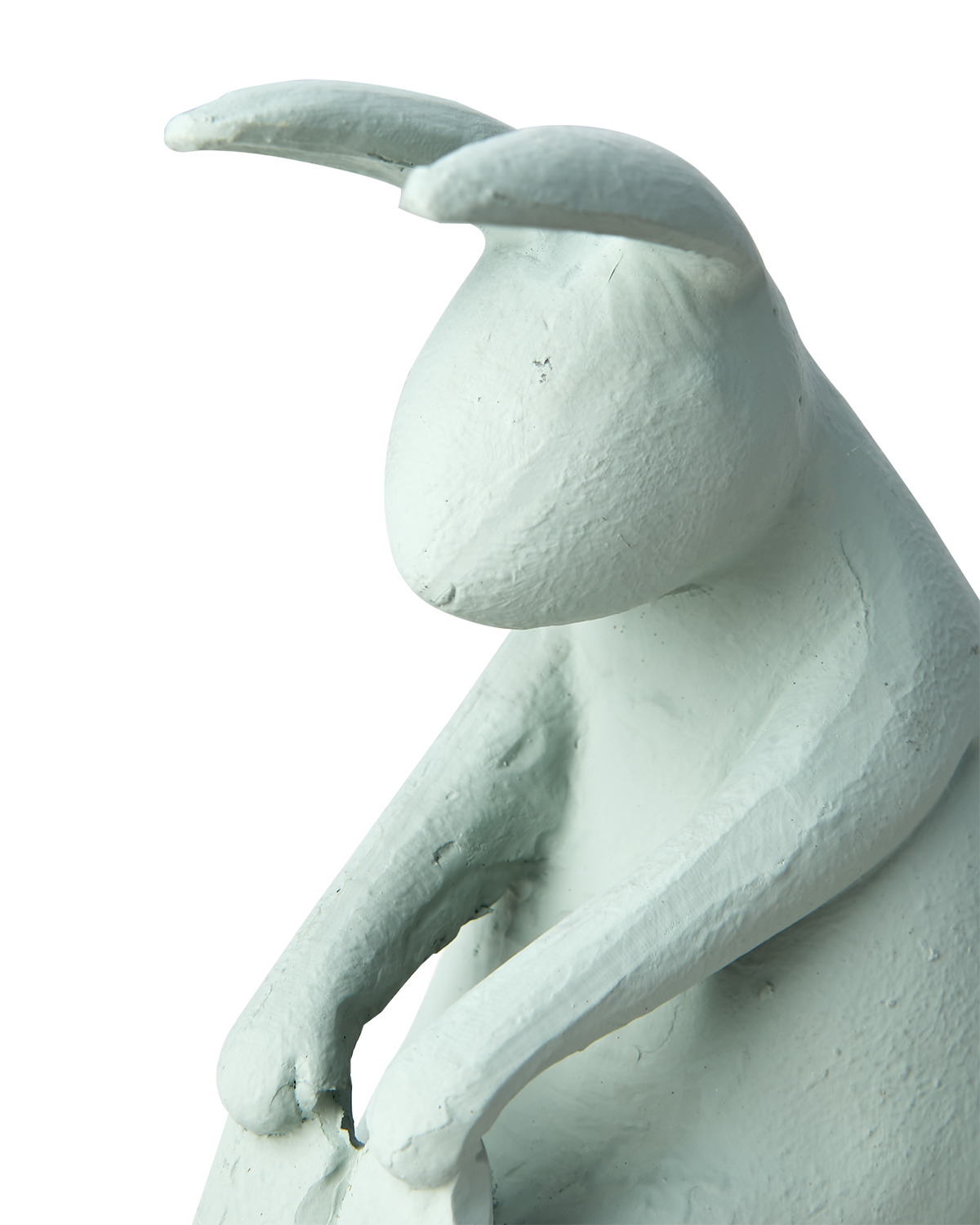 Kanin - Hare - Yoga Bunny - Påskpynt - Påskdekoration - Grön - 11,5x10x6 cm - 3