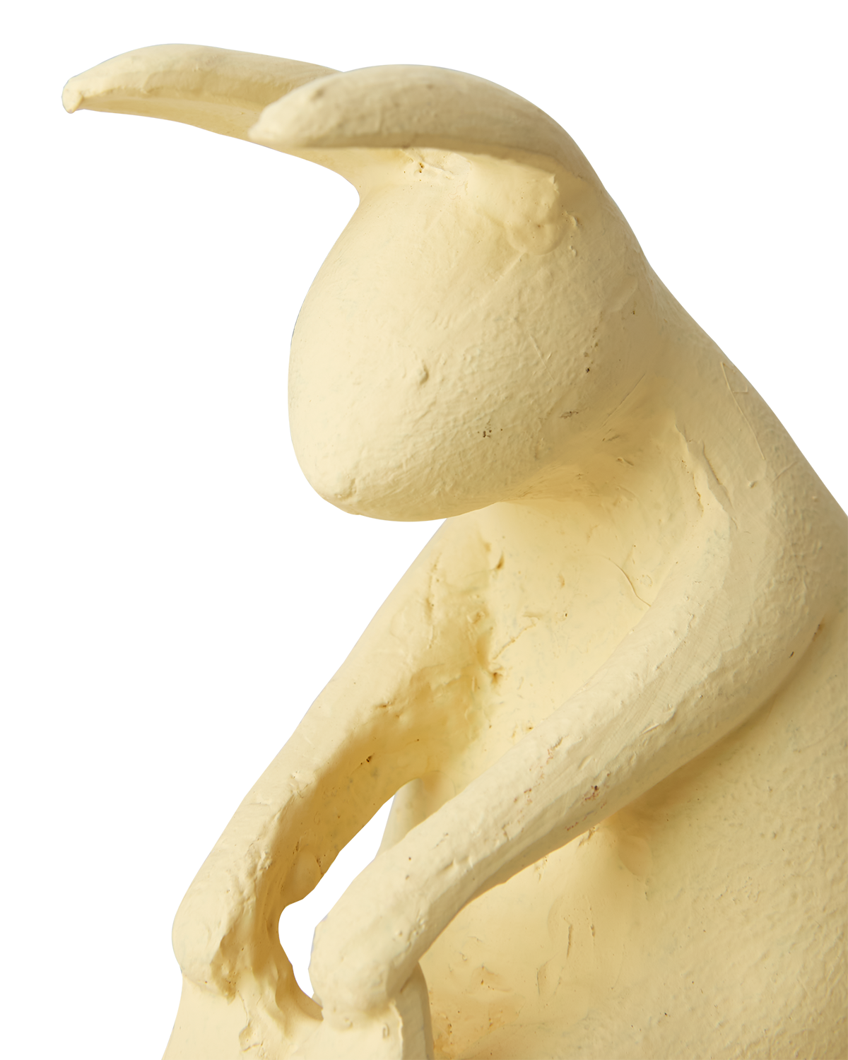 Rabbit - Hare - Yoga Bunny - Easter decoration - Easter decoration - Yellow - 11.5x10x6 cm - 4