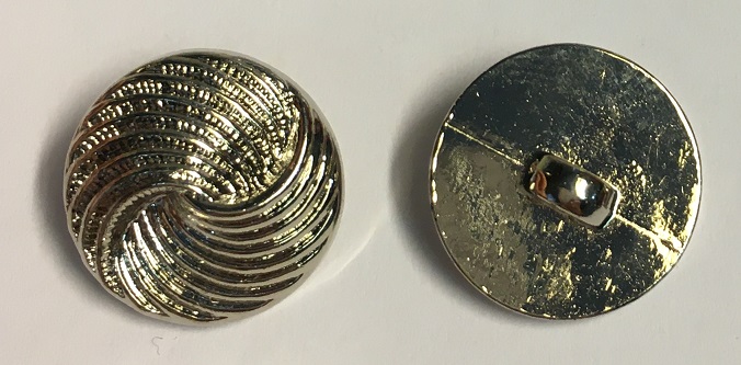 Silver Knapp Grafiskt Mönster 15 & 18