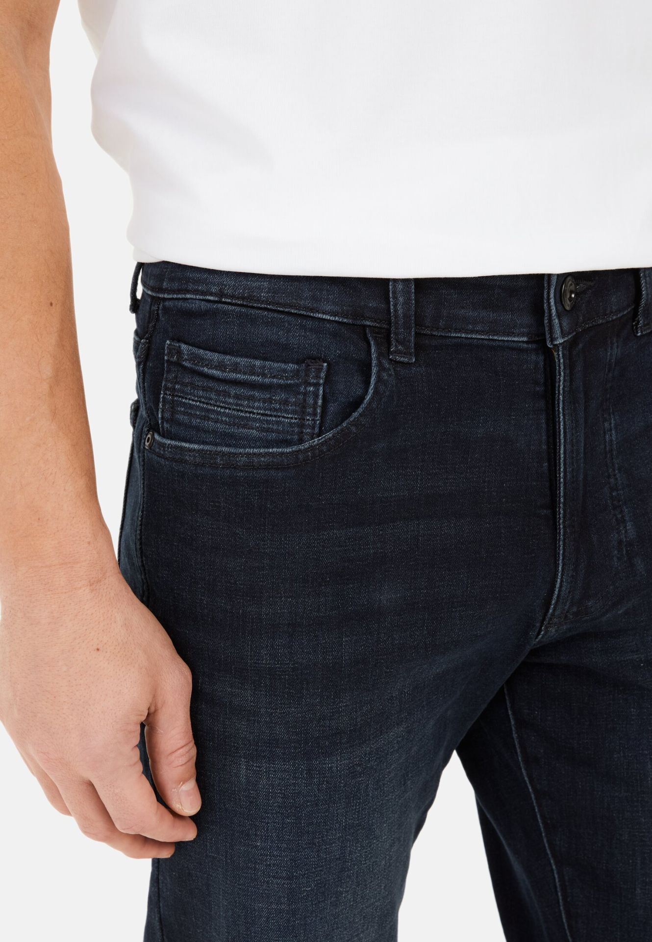 Jeans 5-Pocket Woodstock blå, från camel active  - 3