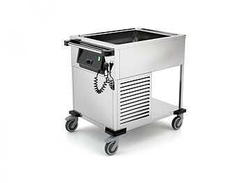 Refrigerated trolley available in 2-4GN1/1