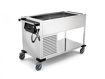 Refrigerated trolley available in 2-4GN1/1