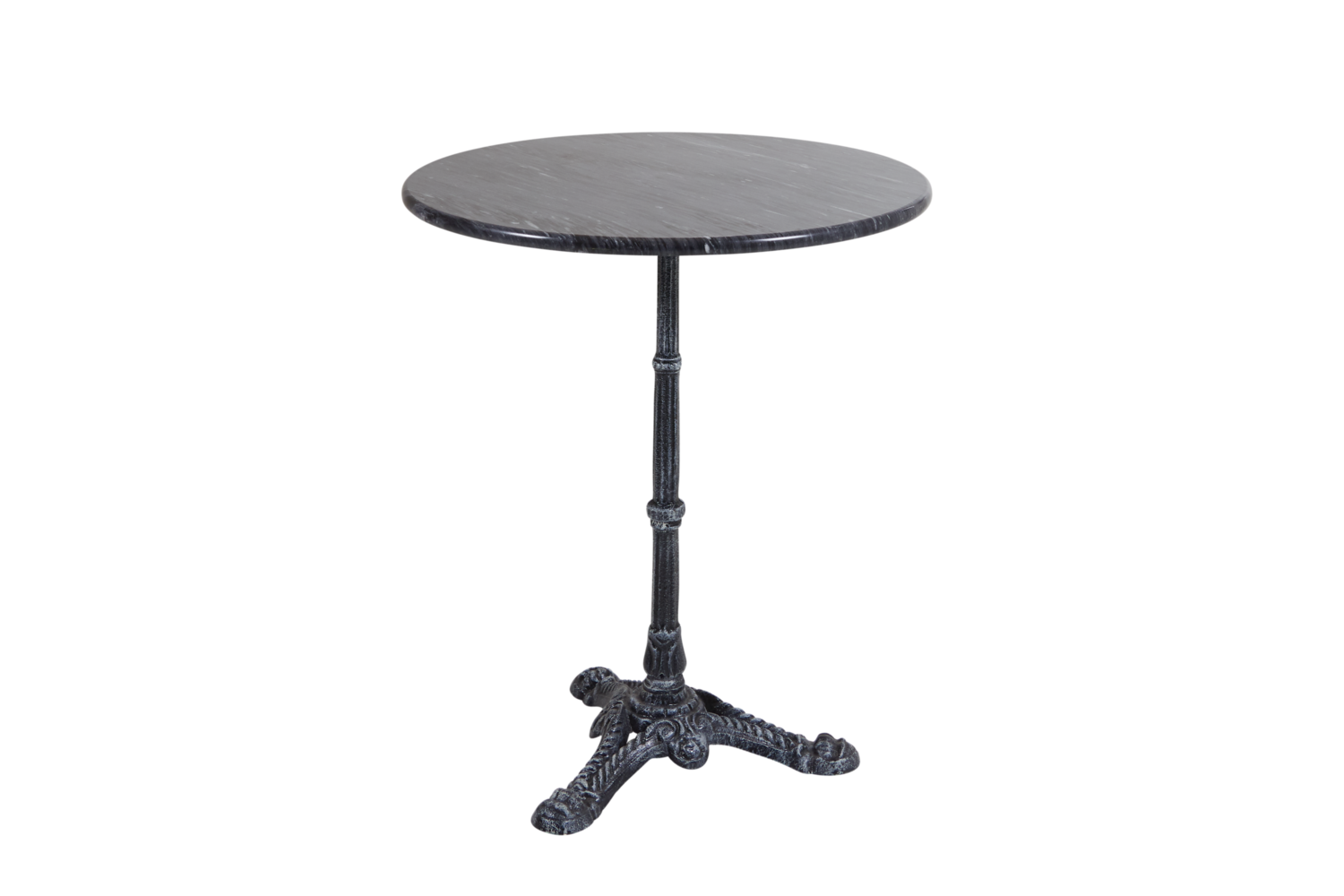 Loire coffee table Grey/Black marmor Ø60