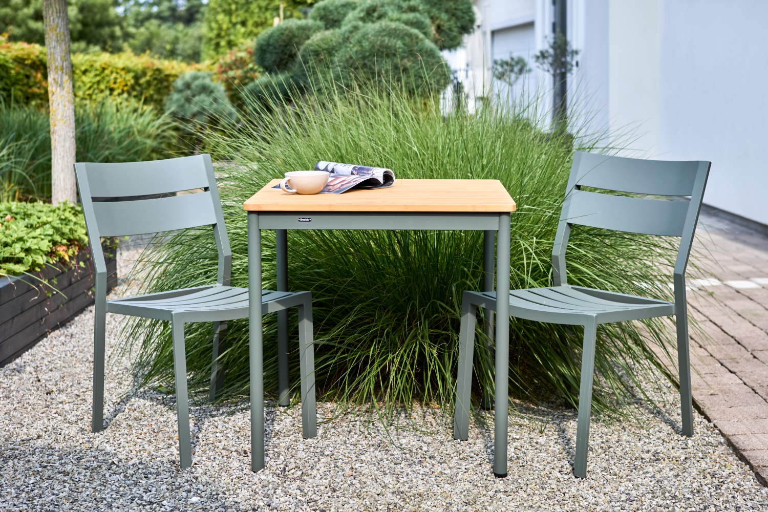 Nox Café Table  Nordic Green/Bambu - 2