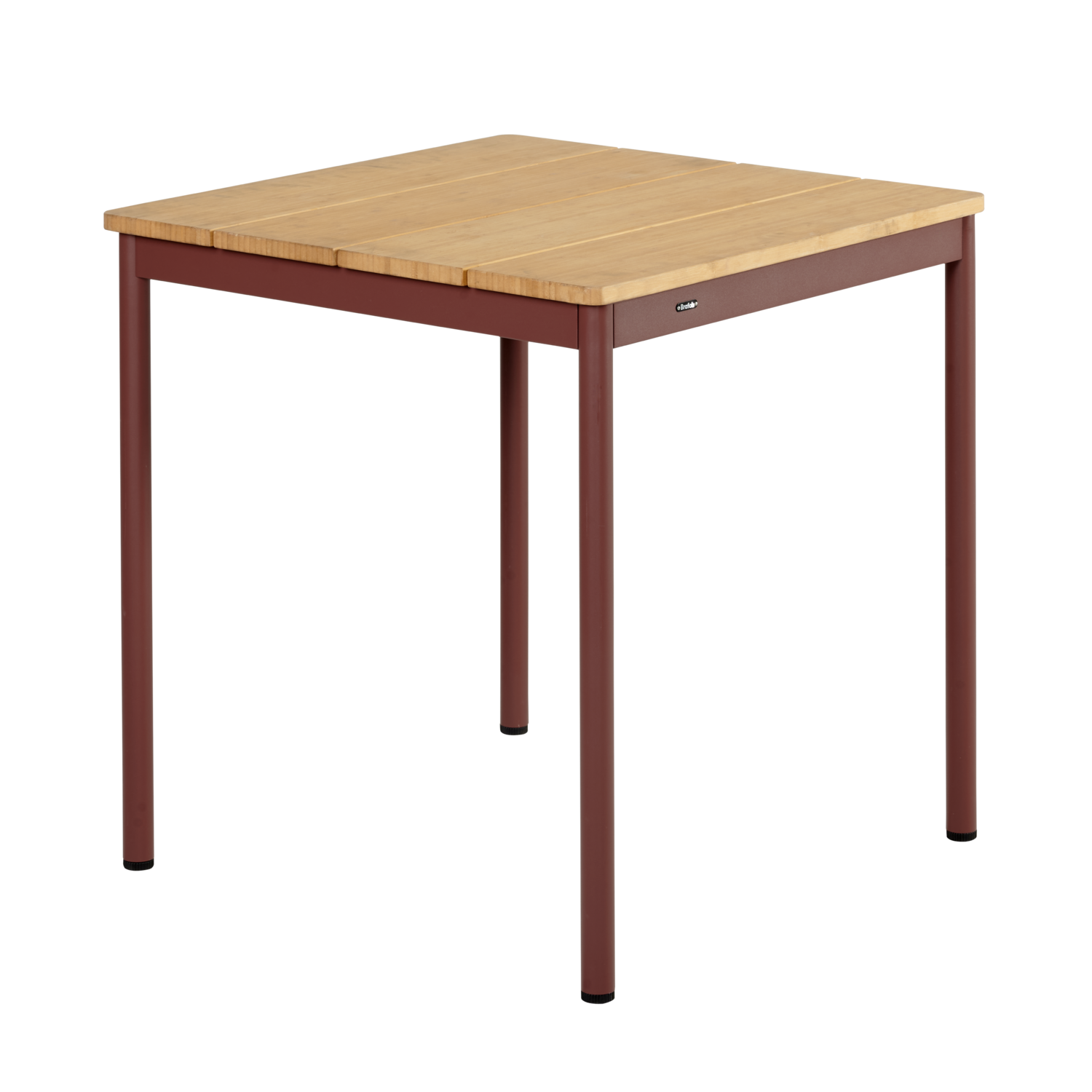 Nox Café Table Zin Red/Bambu