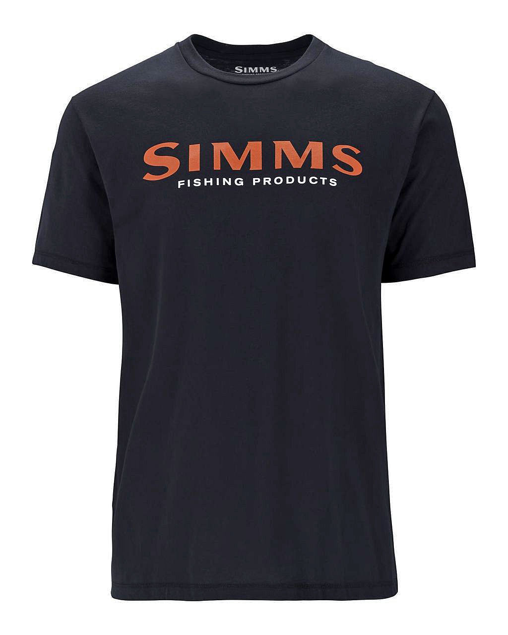 Simms Logo T-Shirt Jet Black 