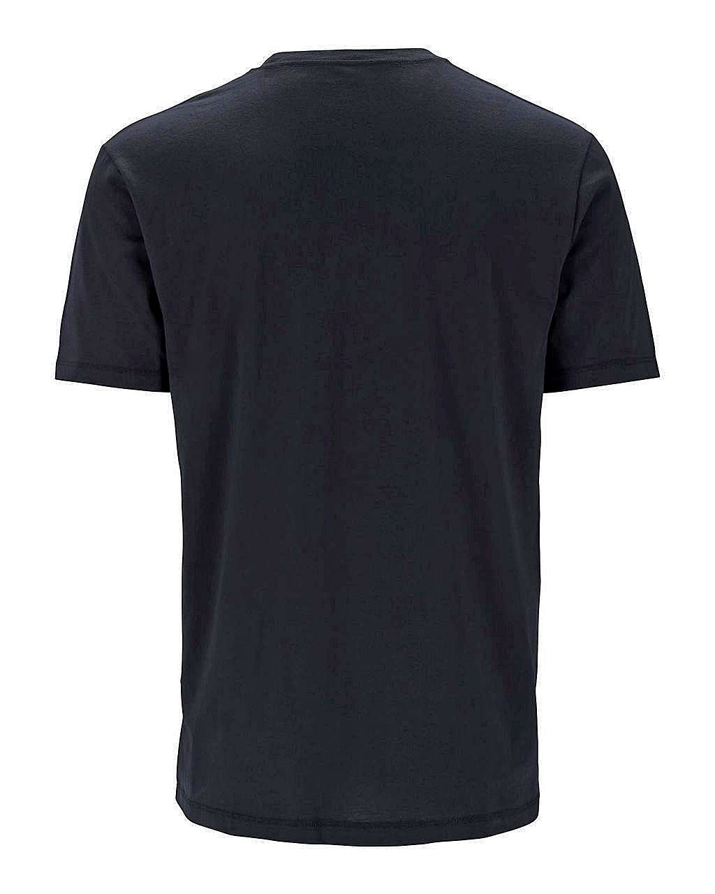 Simms Logo T-Shirt Jet Black  - 2