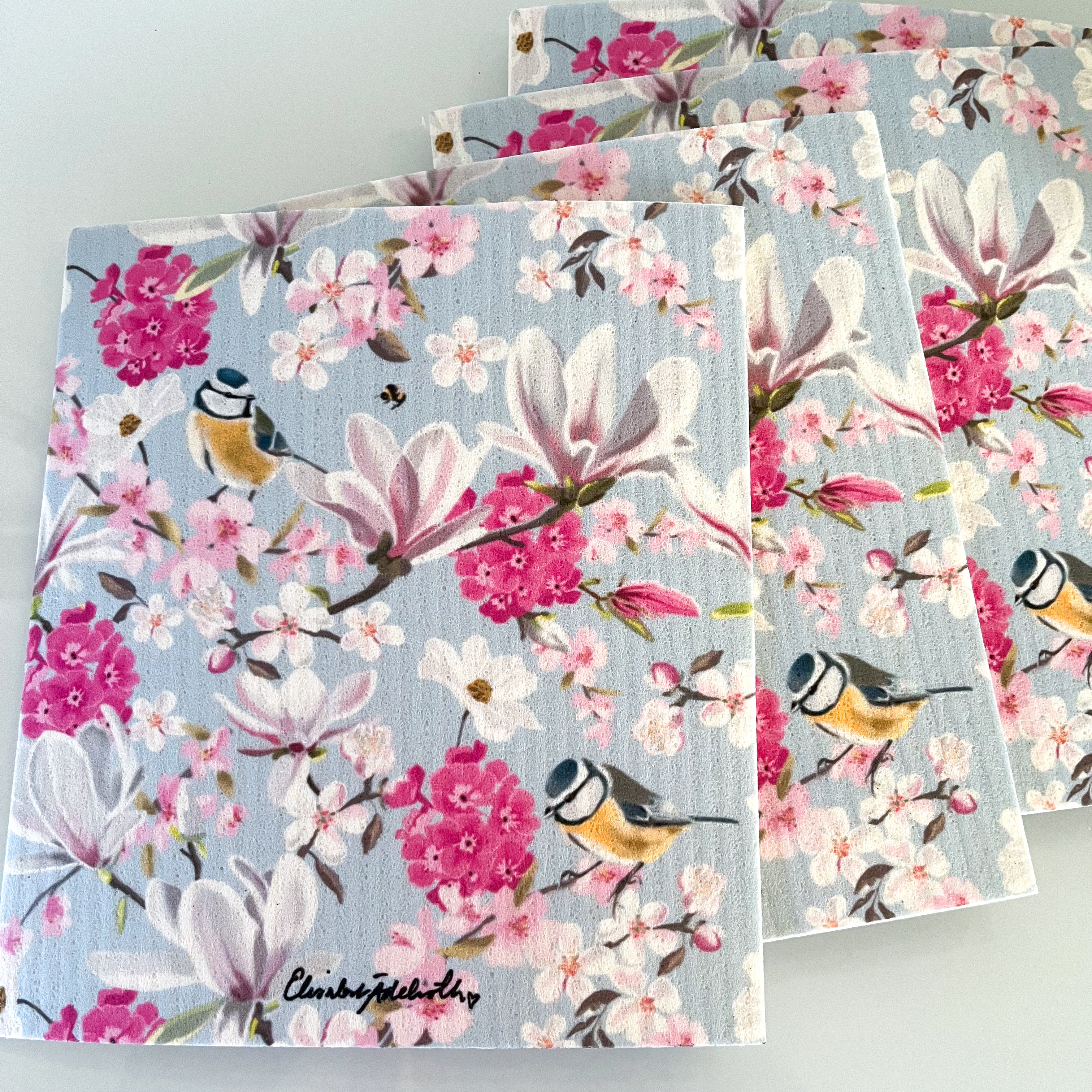 Åter i lager! Disktrasa med motiv,  ”Magnolia ”